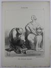 HONORÉ DAUMIER Collection of 16 lithographs.